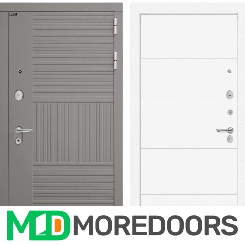 Металлическая Дверь Лабиринт Forma 13 - Белый софт
