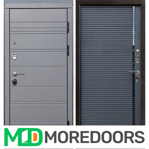 Металлическая Дверь Termo-door Grey Line porte black