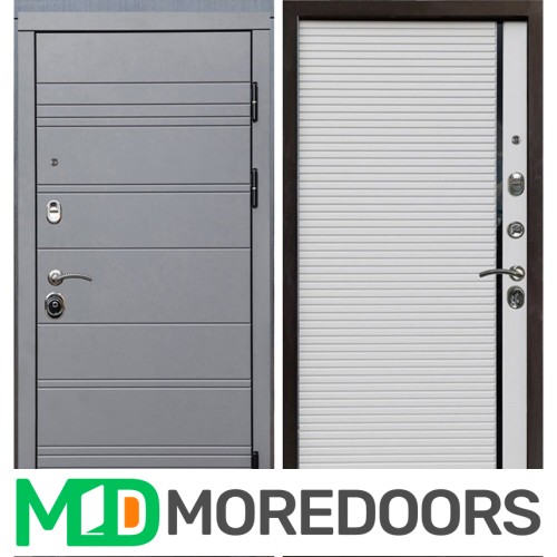 Металлическая Дверь Termo-door Grey Line porte white