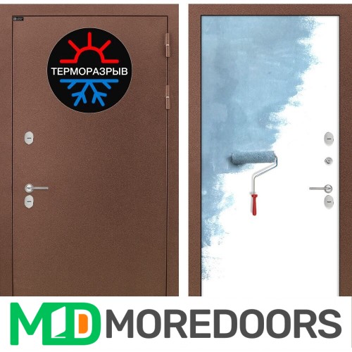 Металлическая Дверь Лабиринт Термо Магнит 28 - Грунт под покраску