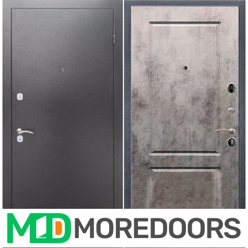 Металлическая дверь REX Сити ФЛ-117 бетон темный