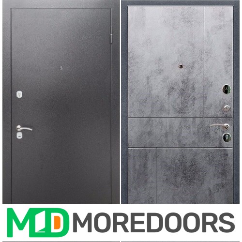 Металлическая дверь REX Сити ФЛ-290 бетон темный